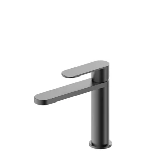 BluTide Satin Tap Basin Mixer Standard Gunmetal