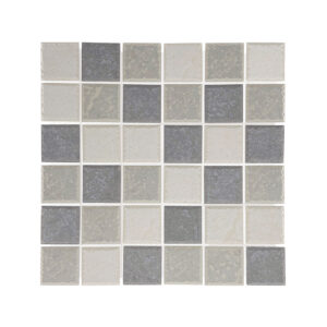 Ash Grey Mix Porcelain Mosaic FT3114
