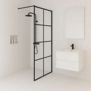 Astra Gridline Walk-In Shower Screen (1200 x 2000 x 6mm)