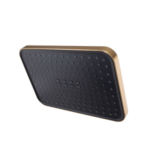 BluTide Rectangular Shower Head 200×300mm – Brushed Brass